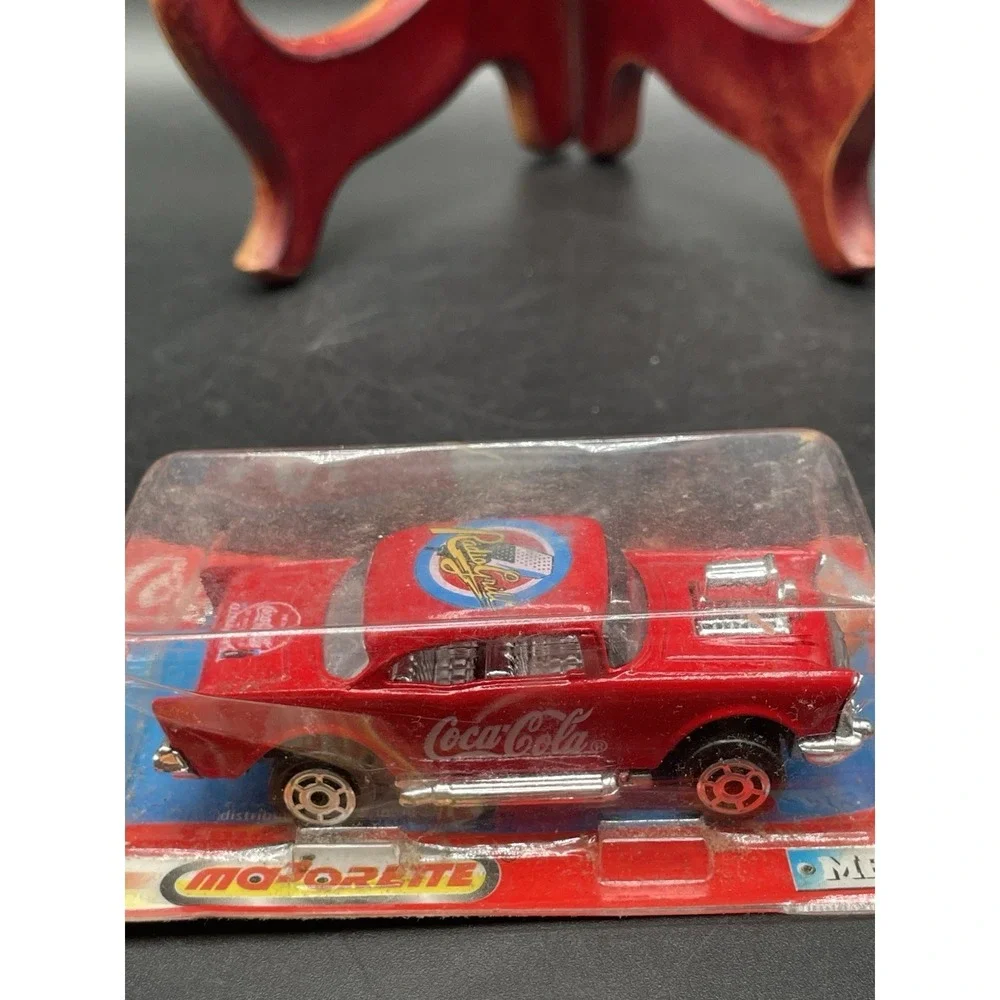 Vintage Majorette Coca Cola Die Cast Car 1997 Radio Grill 200 Series On card